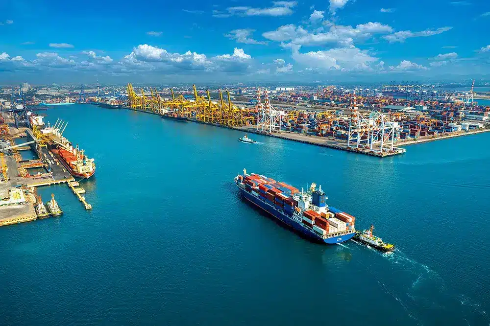 aerial-view-cargo-ship-cargo-container-harbor aerial-view-cargo-ship-cargo-container-harbor