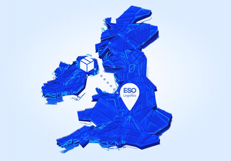 Delivery to Northern Ireland 1 Delivery to Northern Ireland Map ESO Logistics
